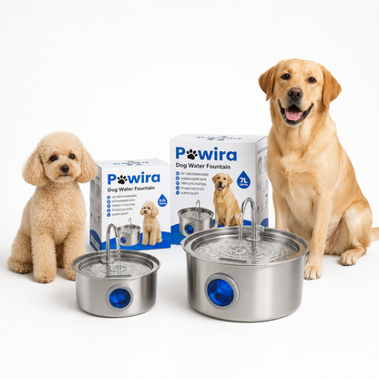 Pawira™ Stainless Steel Dog Water Fountain